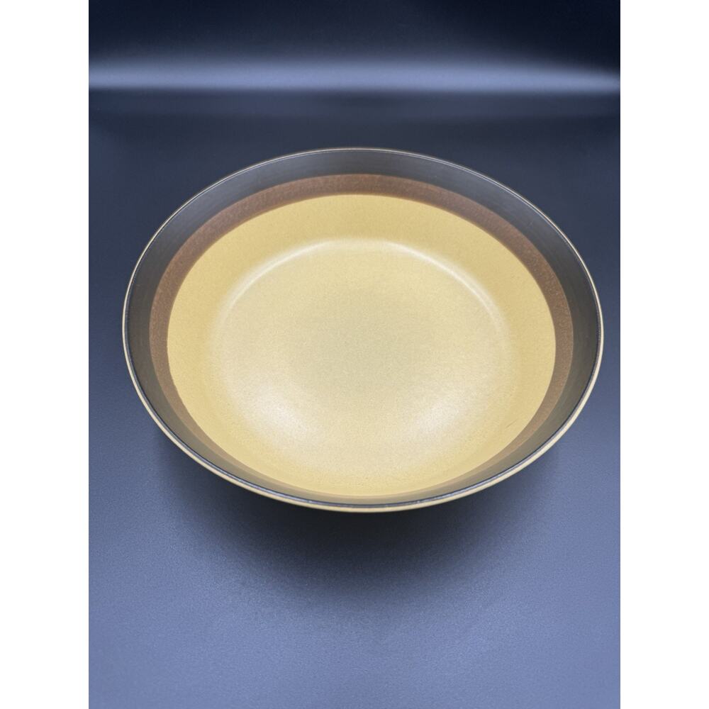 Vintage Apache Gold Stoneware Bowl – Arrowstone by Kasuga Japan – 9.5” Wide